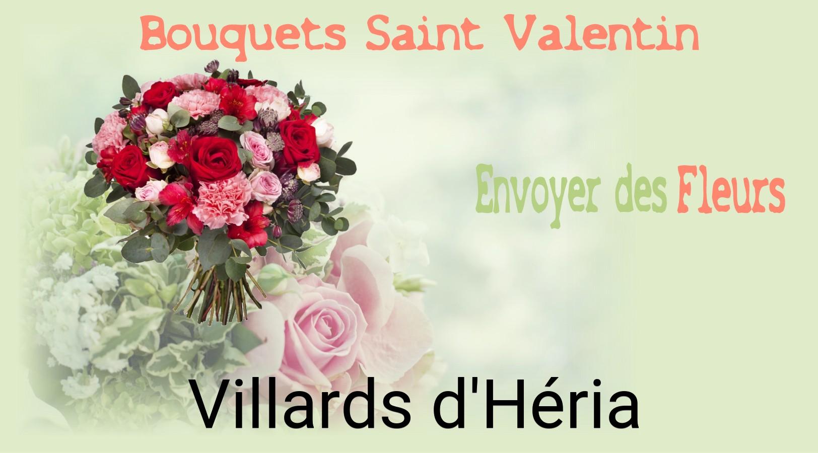 Roses de Saint-Valentin livrées à Villards-d'Héria
